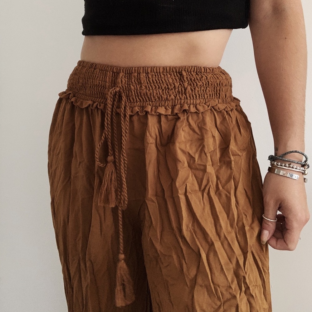 High waist long dress pants